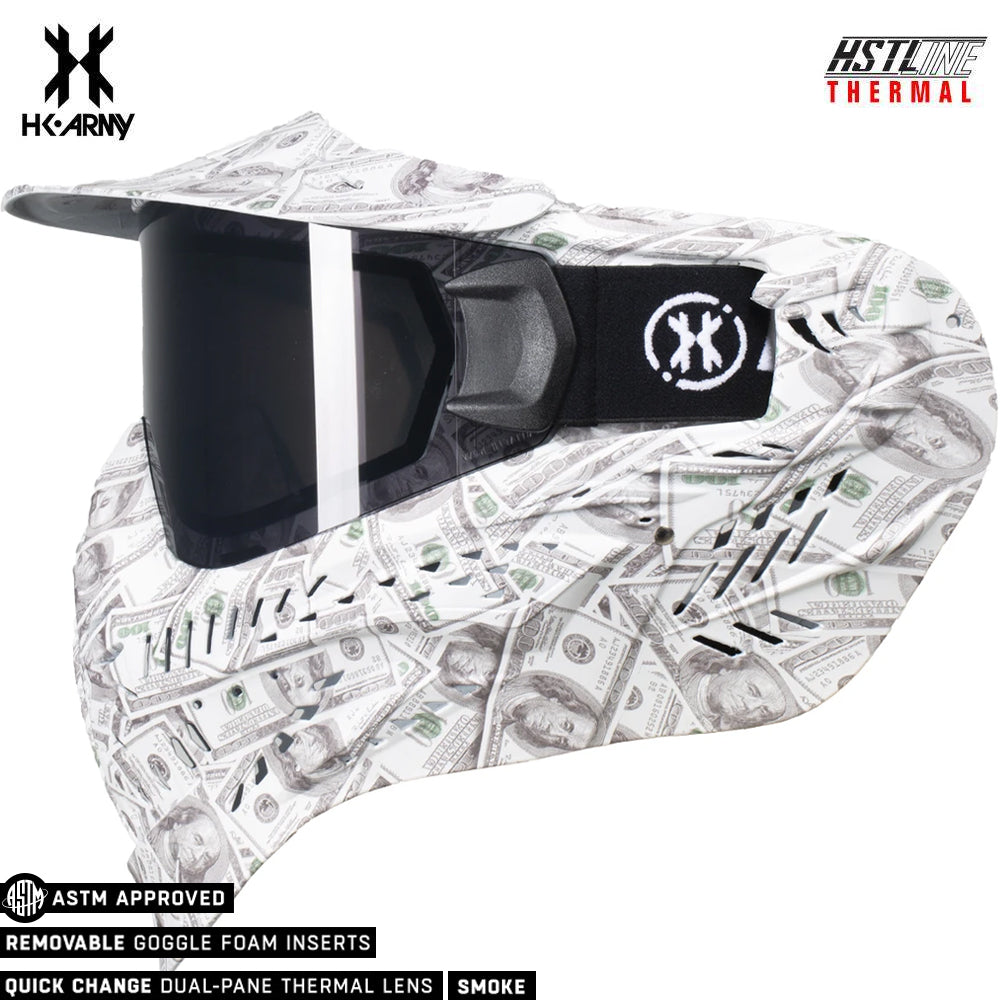 HK Army HSTL Goggle Paintball Airsoft Mask with Anti Fog Thermal Lens