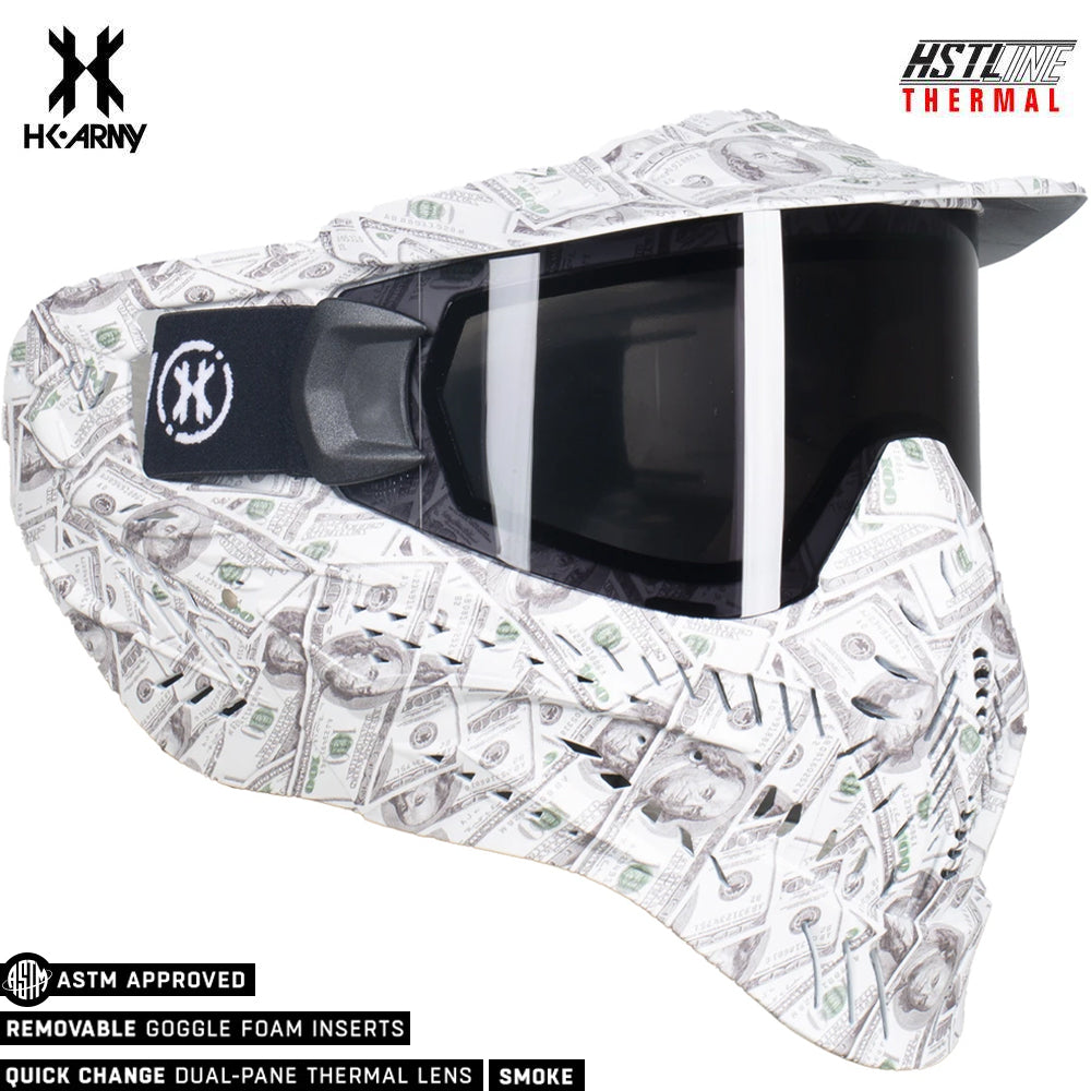 HK Army HSTL Goggle Paintball Airsoft Mask with Anti Fog Thermal Lens