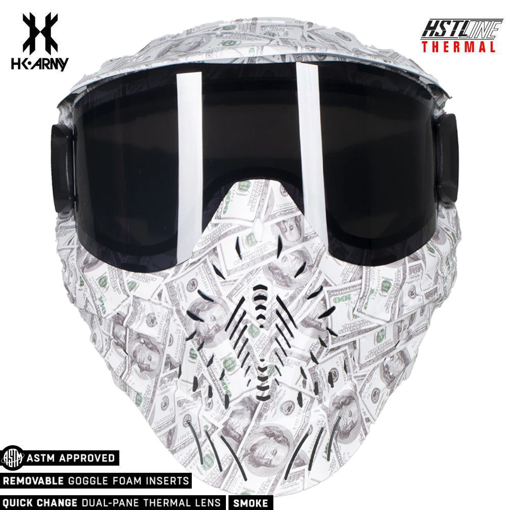 HK Army HSTL Goggle Paintball Airsoft Mask with Anti Fog Thermal Lens