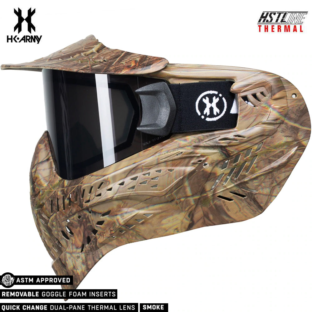 HK Army HSTL Goggle Paintball Airsoft Mask with Anti Fog Thermal Lens