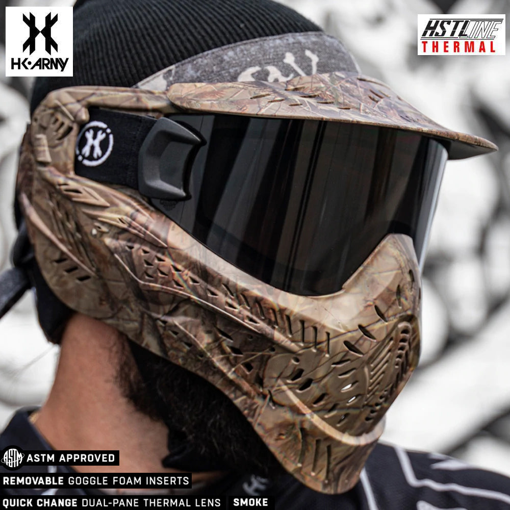 HK Army HSTL Goggle Paintball Airsoft Mask with Anti Fog Thermal Lens