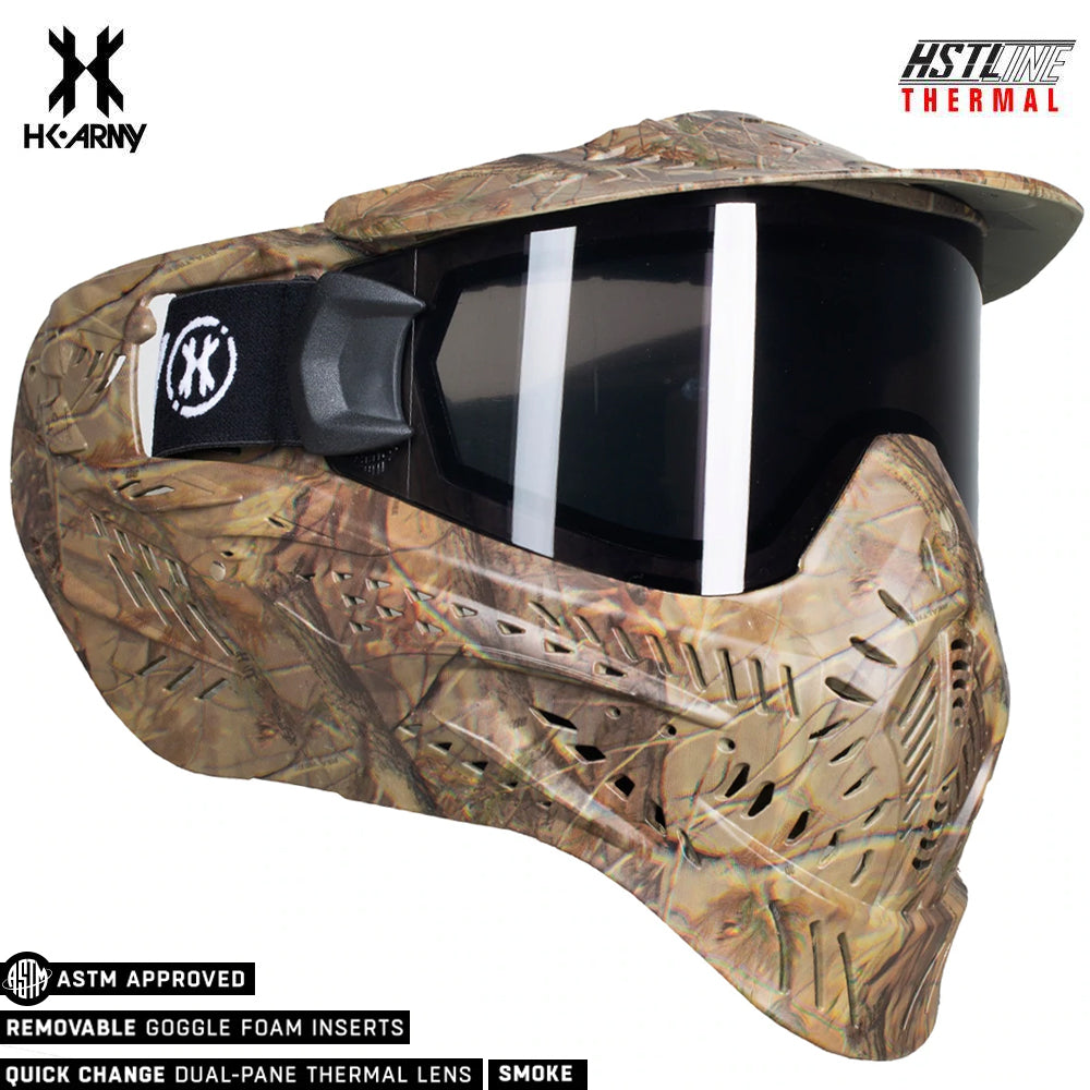 HK Army HSTL Goggle Paintball Airsoft Mask with Anti Fog Thermal Lens