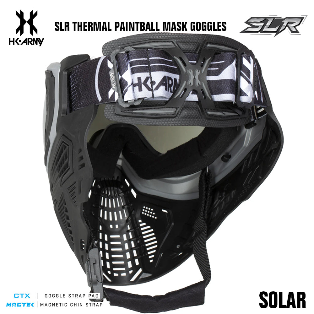CLEARANCE HK Army SLR Thermal Paintball Mask Goggle - Solar - Scorch Thermal Lens | USED But NOT Abused