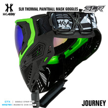 HK Army SLR Anti-Fog Thermal Paintball Mask Goggle - Journey (Green/Black/Black) - Aurora Green Thermal Lens
