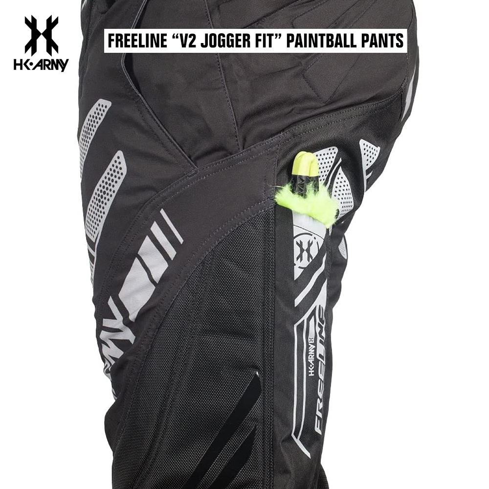 HK Army Freeline "V2 Jogger Fit" Padded Paintball Pants - Blackout