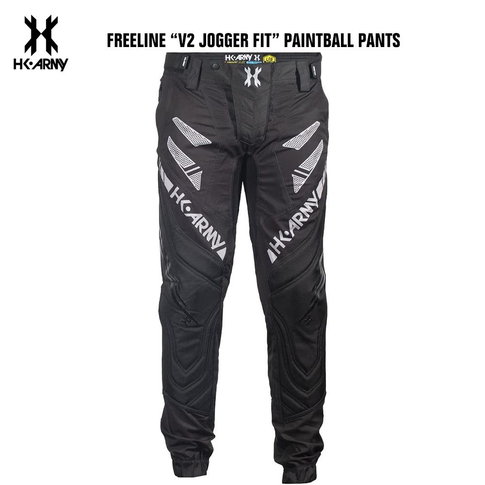 HK Army Freeline "V2 Jogger Fit" Padded Paintball Pants - Blackout