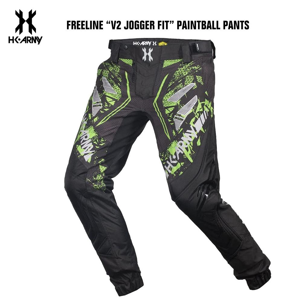 HK Army Freeline "V2 Jogger Fit" Padded Paintball Pants - Electric