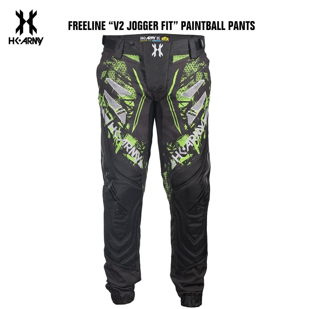 HK Army Freeline "V2 Jogger Fit" Padded Paintball Pants - Electric