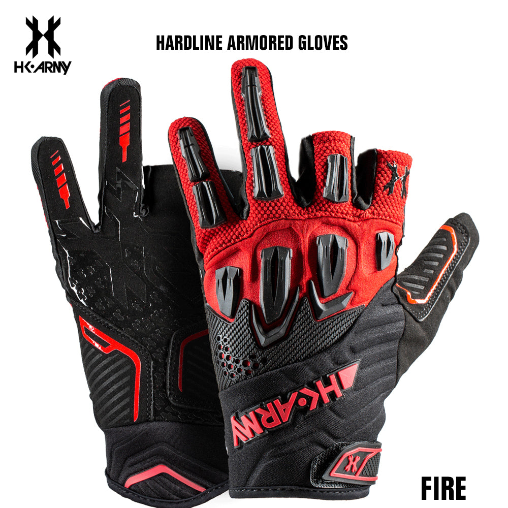 HK Army Hardline Armored Paintball Gloves