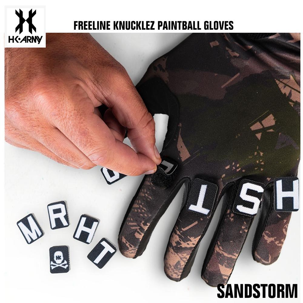 HK Army Freeline Knucklez Paintball Gloves - Sandstorm