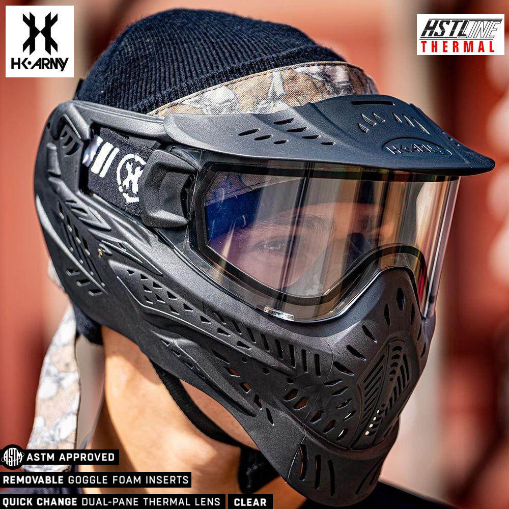HK Army HSTL Goggle Paintball Airsoft Mask with Anti Fog Thermal Lens