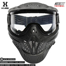 HK Army HSTL Goggle Thermal Anti-Fog Dual Pane Paintball Mask - Black