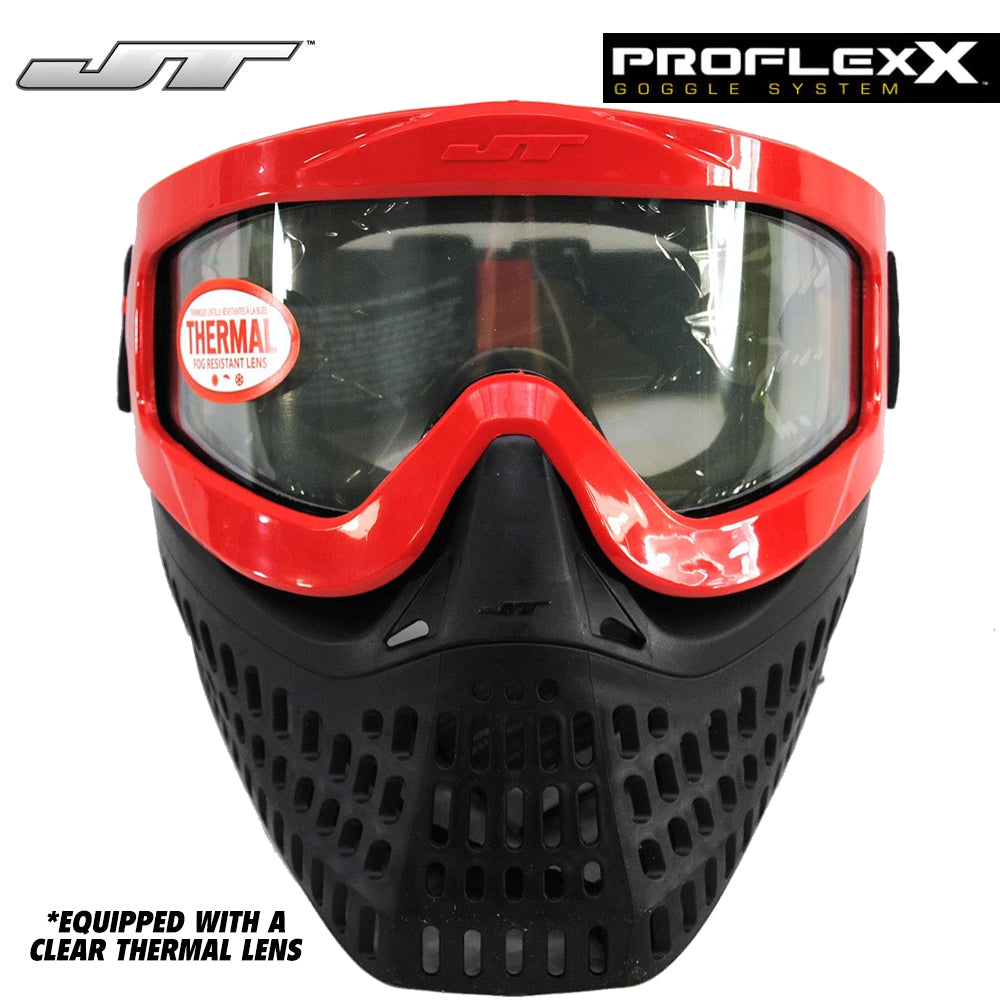 JT Proflex X Thermal Paintball Mask with Pro Change Spectra Goggle Frame