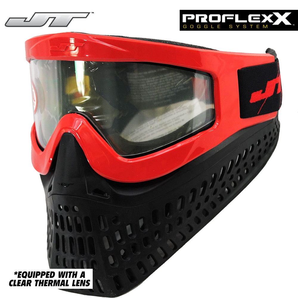 JT Proflex X Thermal Paintball Mask with Pro Change Spectra Goggle Frame