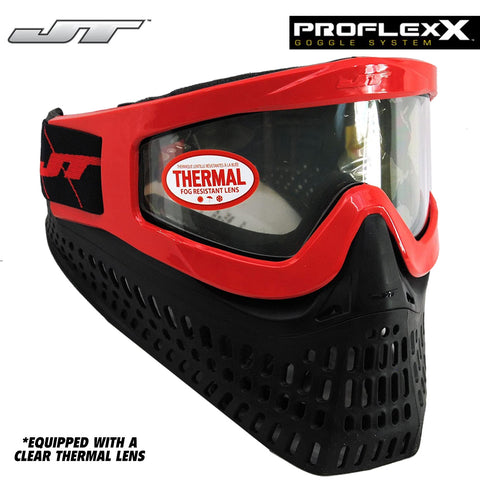 JT Proflex X Thermal Paintball Mask with Pro Change Spectra Goggle Frame