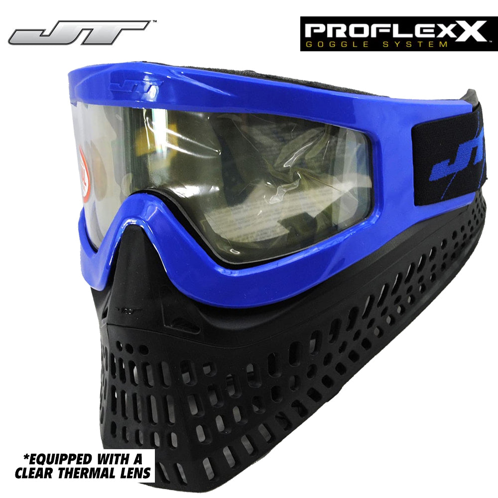 JT Proflex X Thermal Paintball Mask with Pro Change Spectra Goggle Frame
