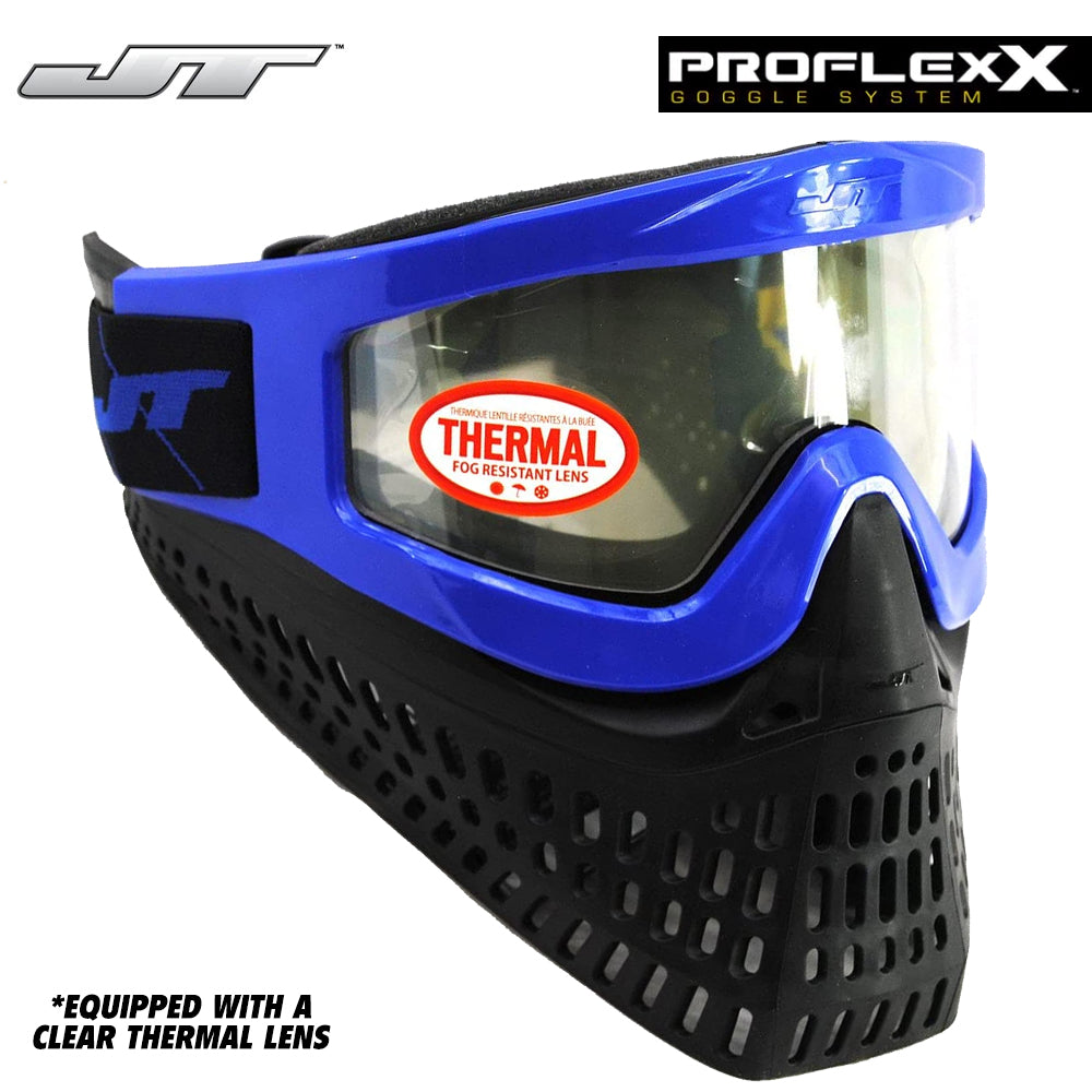 JT Proflex X Thermal Paintball Mask with Pro Change Spectra Goggle Frame