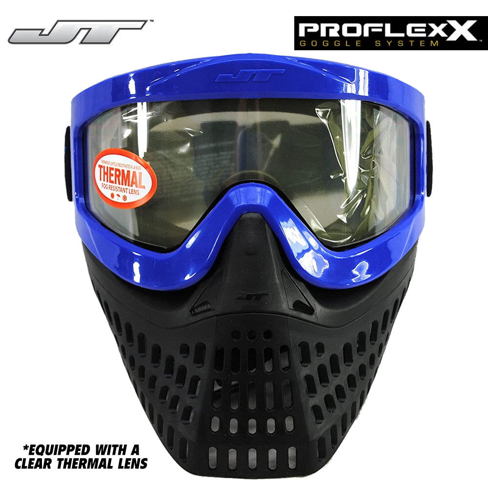 JT Proflex X Thermal Paintball Mask with Pro Change Spectra Goggle Frame