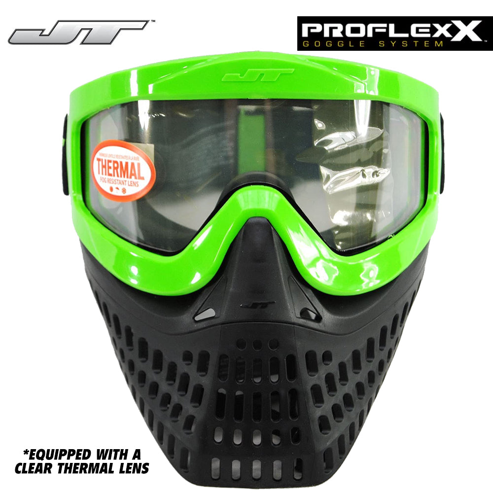 JT Proflex X Thermal Paintball Mask with Pro Change Spectra Goggle Frame