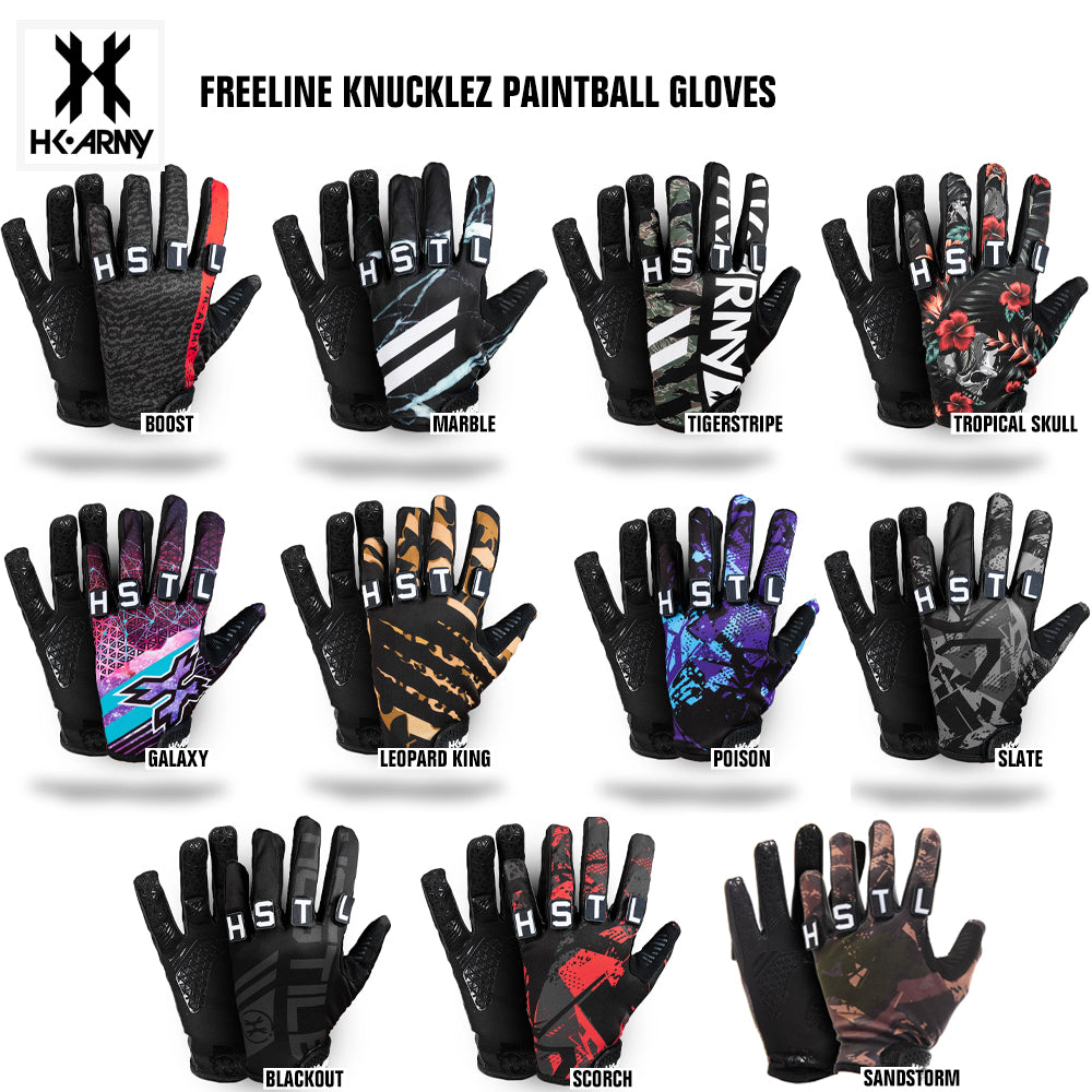 HK Army Freeline Knucklez Paintball Gloves