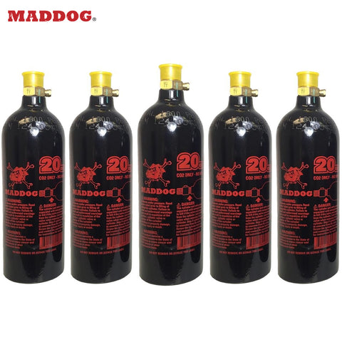 Maddog 20 Oz Aluminum Paintball Tank Co2 Bottle