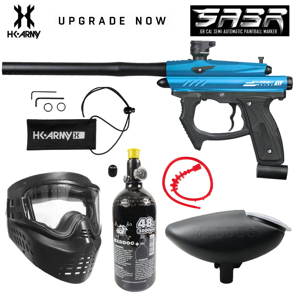 Maddog HK Army SABR Bronze HPA Paintball Gun Marker Starter Package