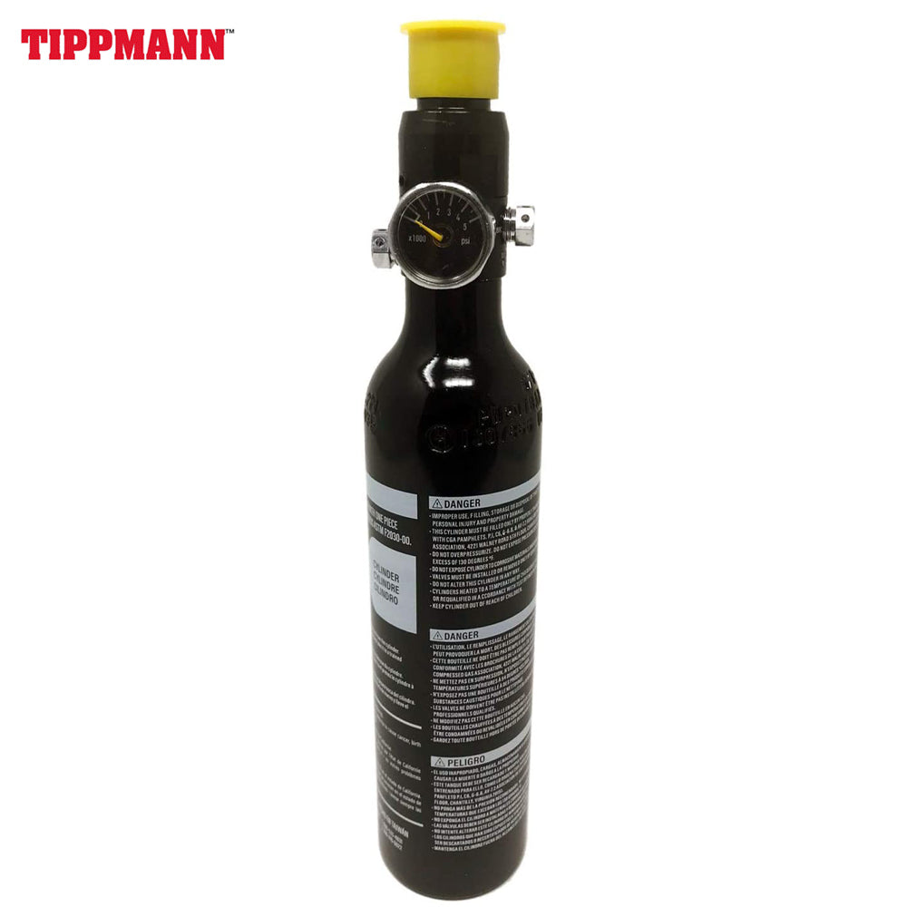 Tippmann 13ci/3000psi Aluminum Compressed Air HPA Paintball Tank - Black