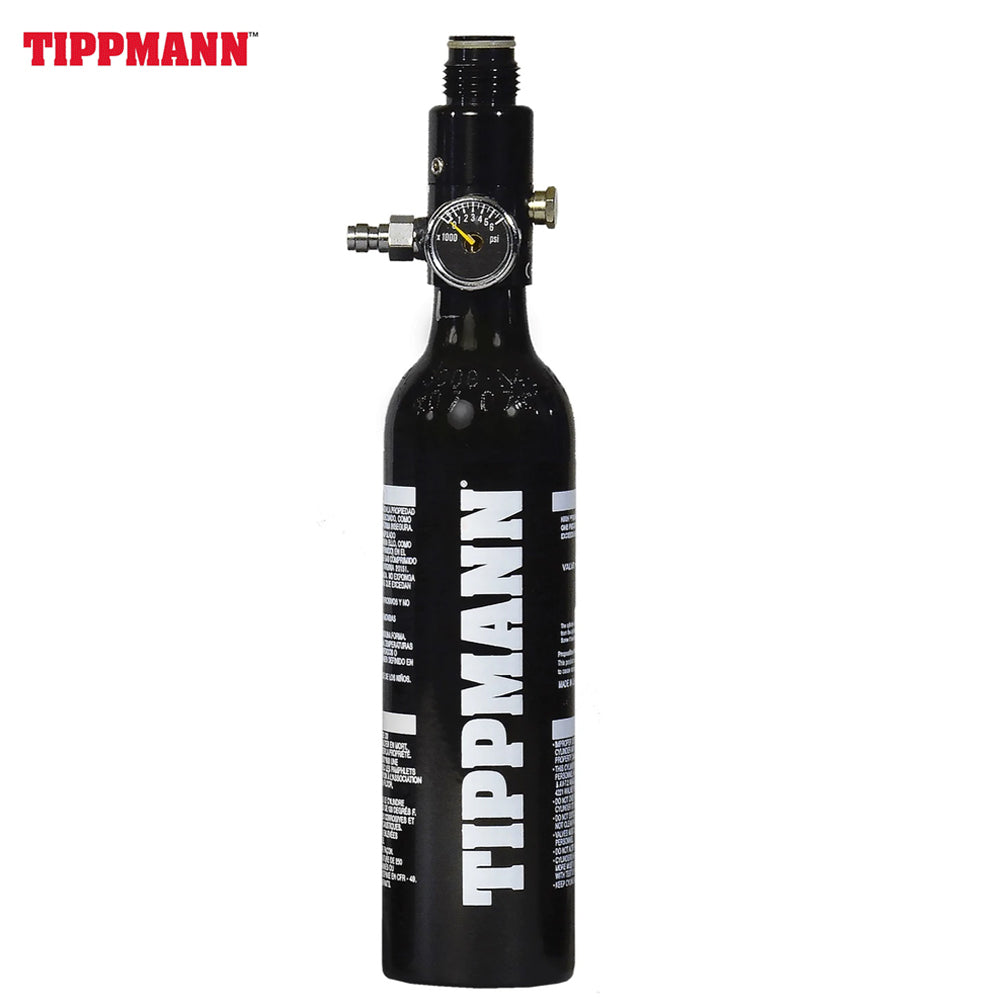 Tippmann 13ci/3000psi Aluminum Compressed Air HPA Paintball Tank - Black