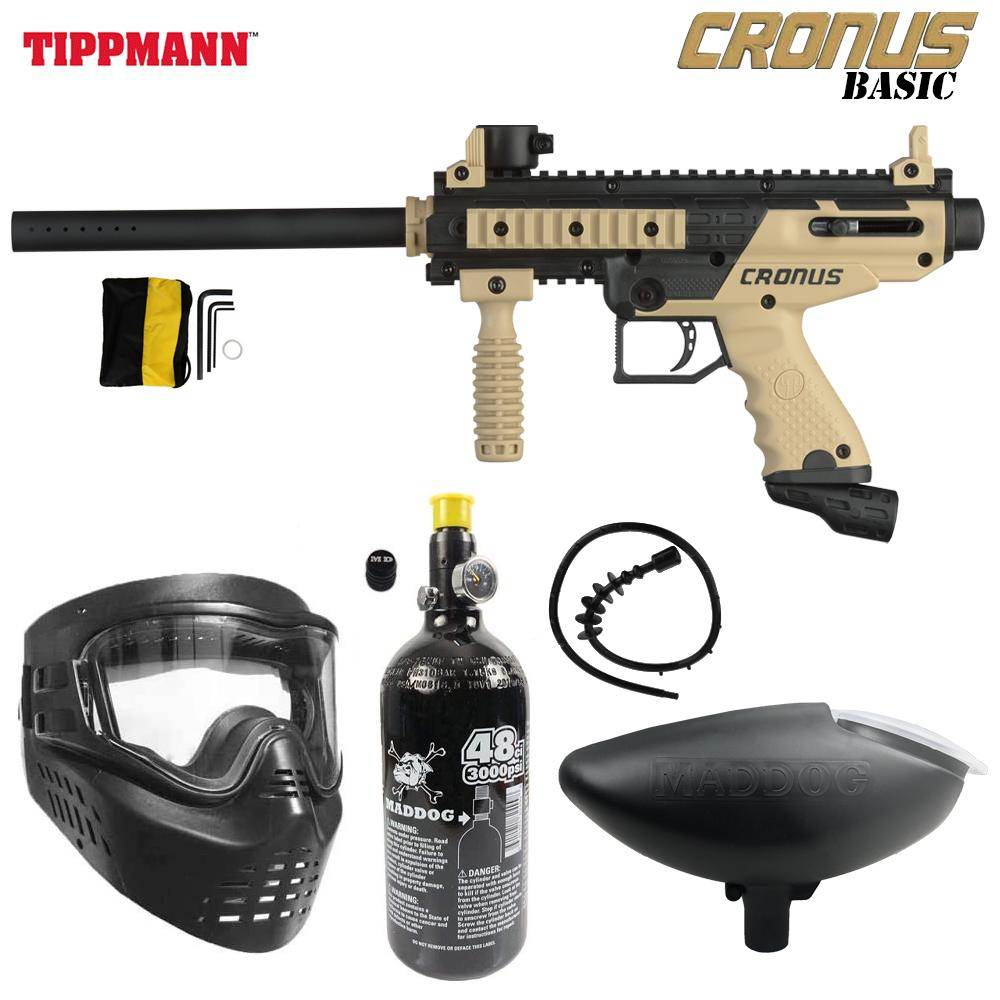 Tippmann Cronus Tactical Bronze HPA Paintball Gun Package - PaintballDeals.com