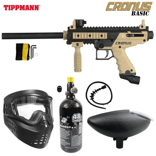 Tippmann Cronus Tactical Bronze HPA Paintball Gun Package - PaintballDeals.com