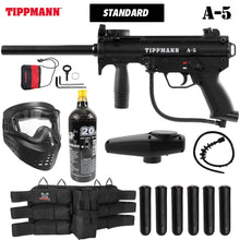 Maddog Tippmann A-5 Titanium CO2 Paintball Gun Package