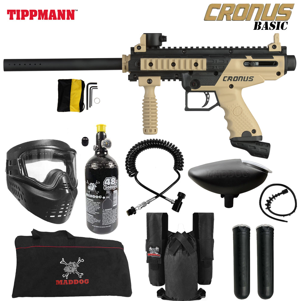 Tippmann Cronus Tactical Private HPA Paintball Gun Package