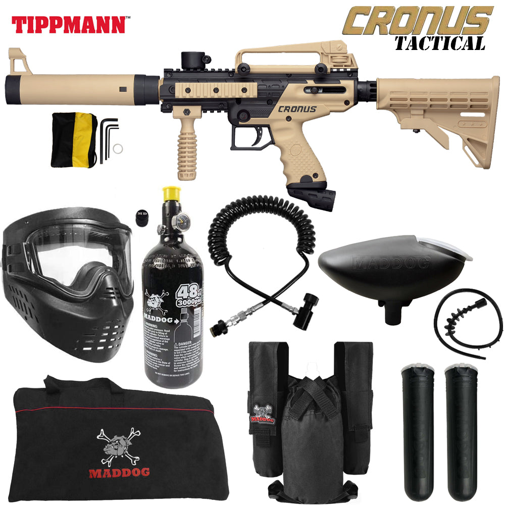 Tippmann Cronus Tactical Private HPA Paintball Gun Package