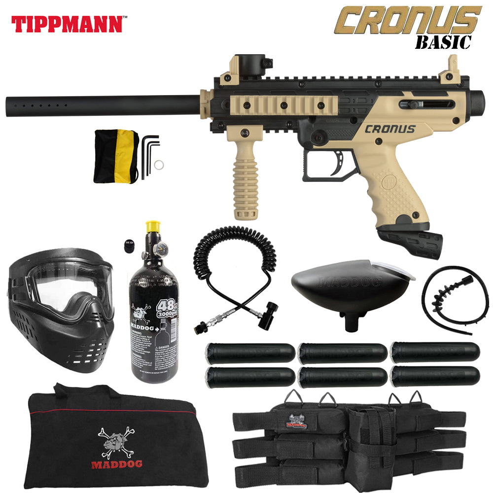 Tippmann Cronus Tactical Corporal HPA Paintball Gun Package