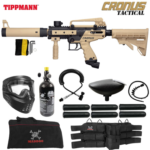 Tippmann Cronus Tactical Corporal HPA Paintball Gun Package