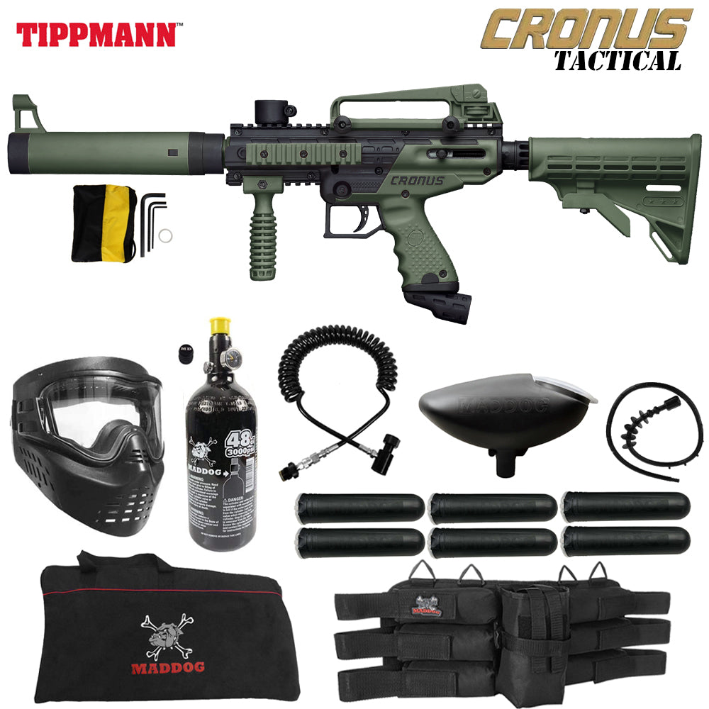 Tippmann Cronus Tactical Corporal HPA Paintball Gun Package