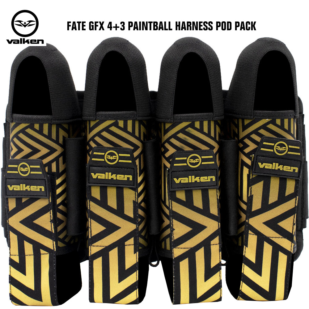 Valken Fate GFX 4+3 Paintball Harness Pod Pack