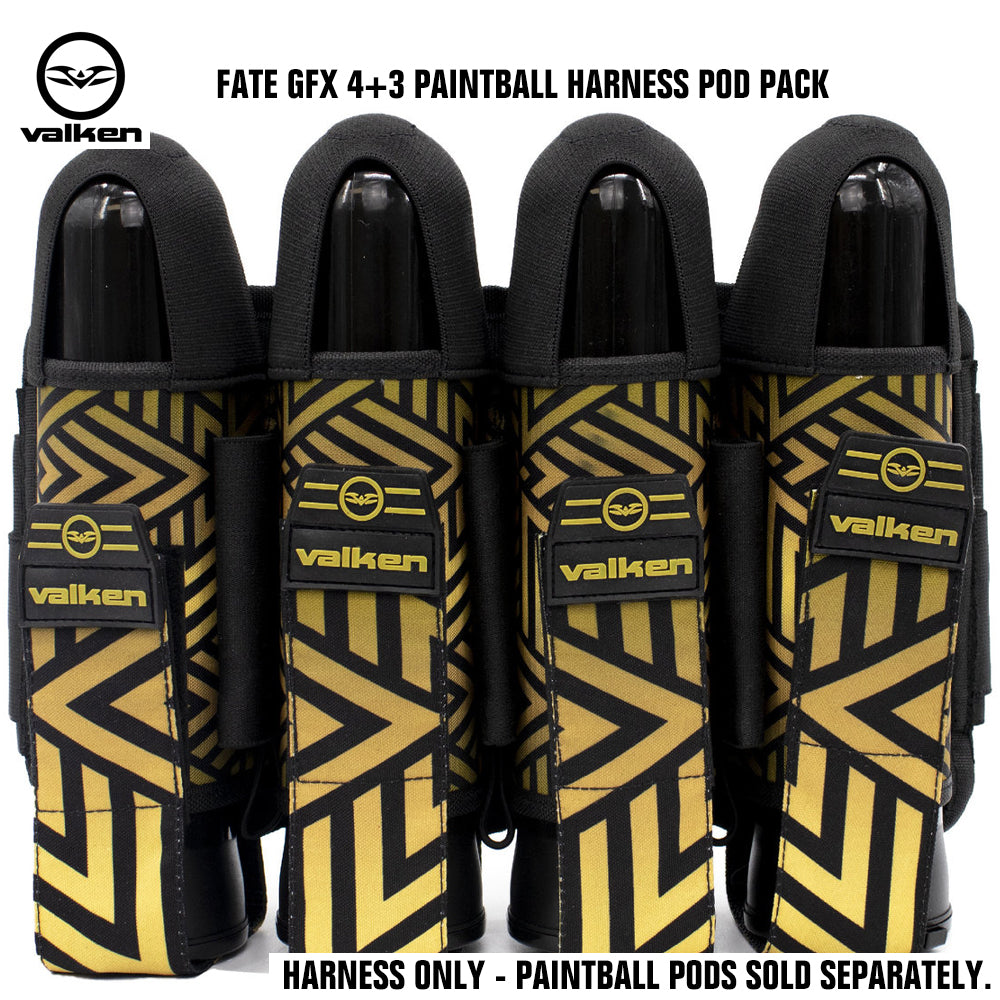 Valken Fate GFX 4+3 Paintball Harness Pod Pack