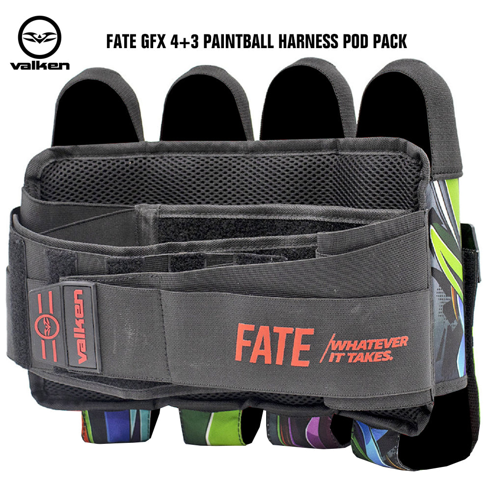 Valken Fate GFX 4+3 Paintball Harness Pod Pack