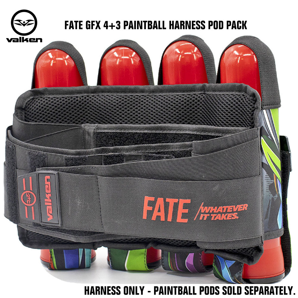 Valken Fate GFX 4+3 Paintball Harness Pod Pack