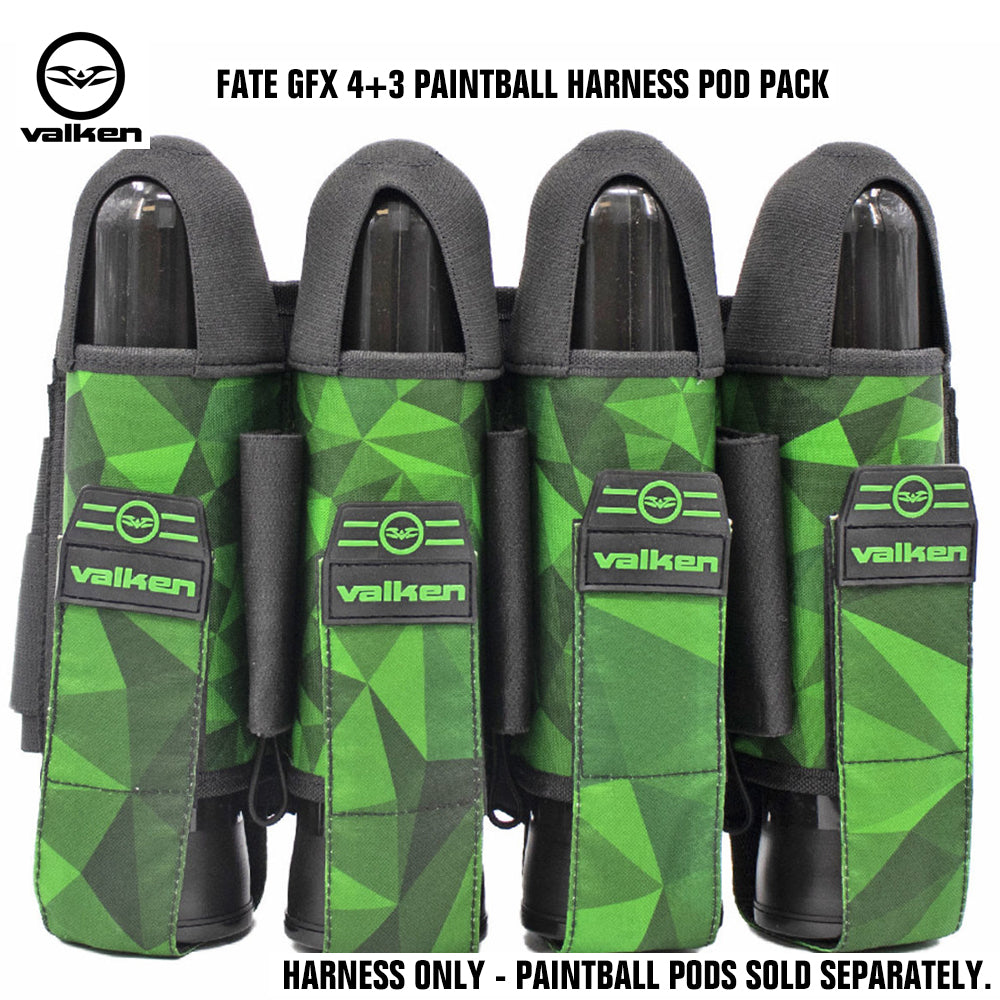 Valken Fate GFX 4+3 Paintball Harness Pod Pack