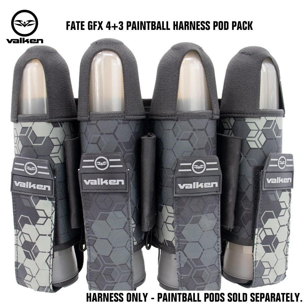 Valken Fate GFX 4+3 Paintball Harness Pod Pack