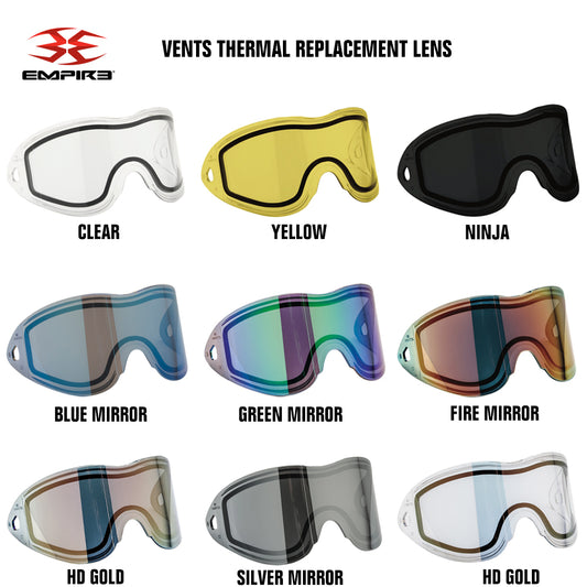 Empire Vents Paintball Mask Goggles Thermal Replacement Lens