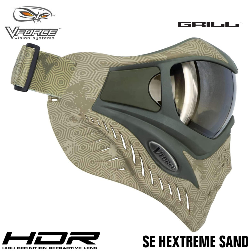 V-Force Grill Thermal Paintball Mask Goggles - Special Edition + Bonus Clear Thermal Lens