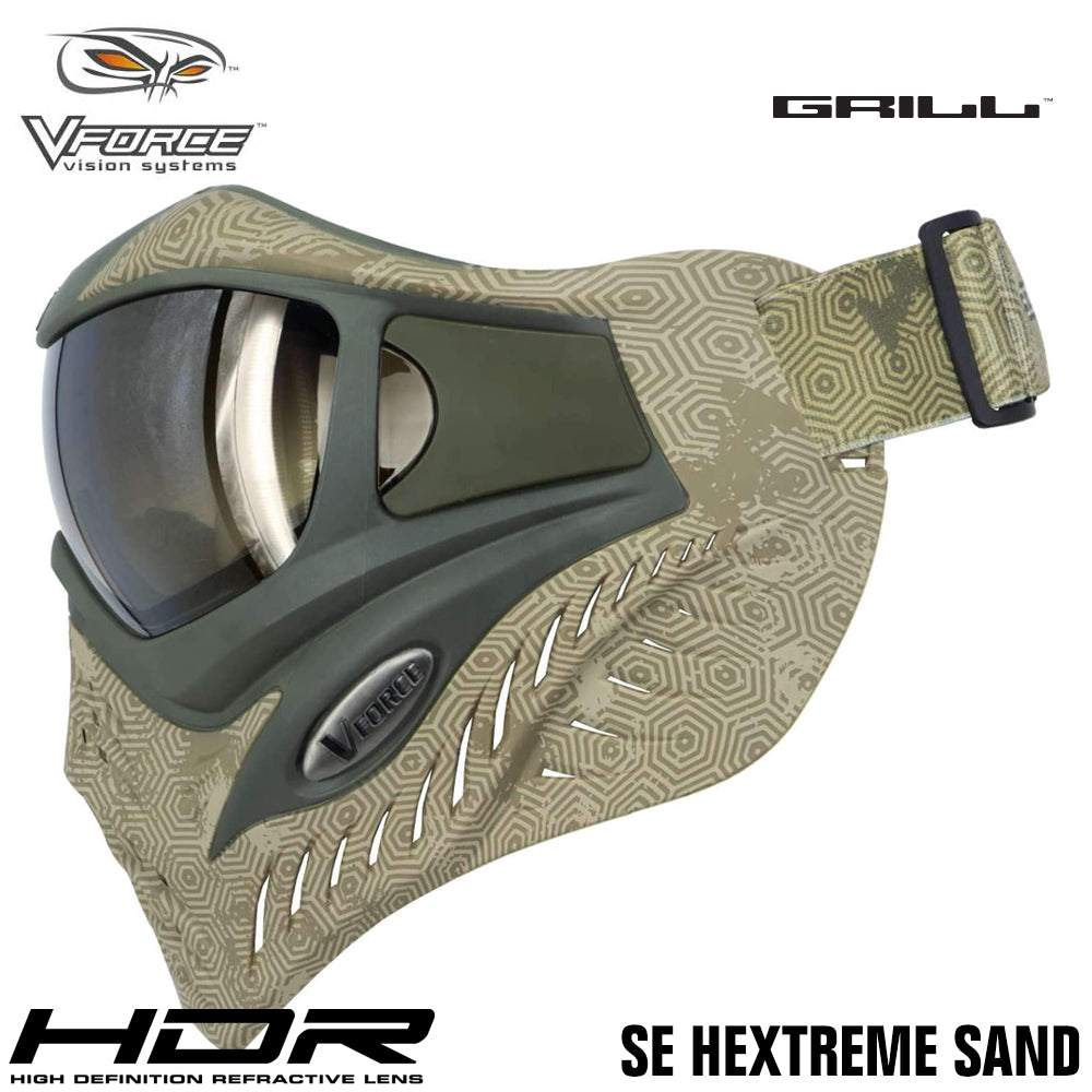 V-Force Grill Thermal Paintball Mask Goggles - Special Edition + Bonus Clear Thermal Lens