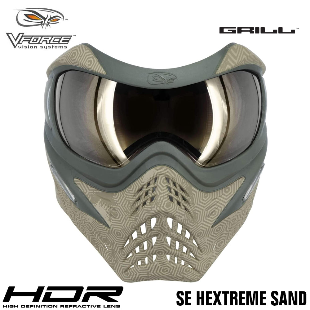 V-Force Grill Thermal Paintball Mask Goggles - Special Edition + Bonus Clear Thermal Lens