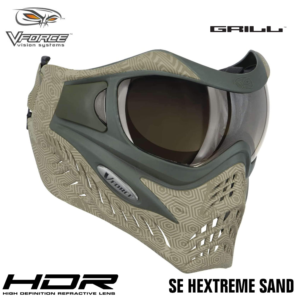 V-Force Grill Thermal Paintball Mask Goggles - Special Edition + Bonus Clear Thermal Lens