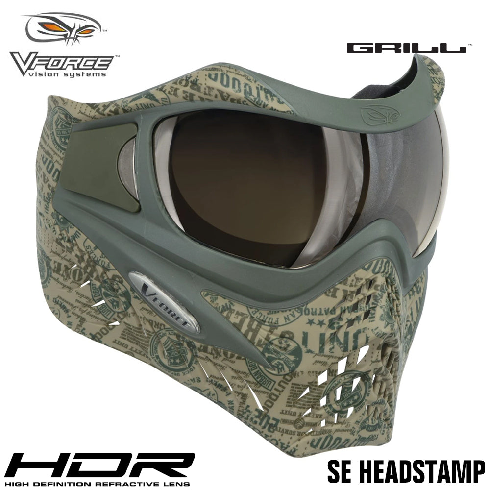 V-Force Grill Thermal Paintball Mask Goggles - Special Edition + Bonus Clear Thermal Lens