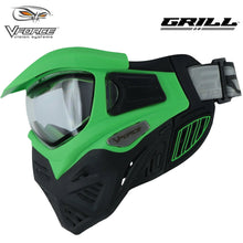 V-Force Grill 2.0 Thermal Anti Fog Paintball Mask Goggles - Venom (Green / Black)