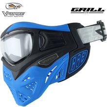 V-Force Grill 2.0 Thermal Anti Fog Paintball Mask Goggles - Azure (Blue / Black)